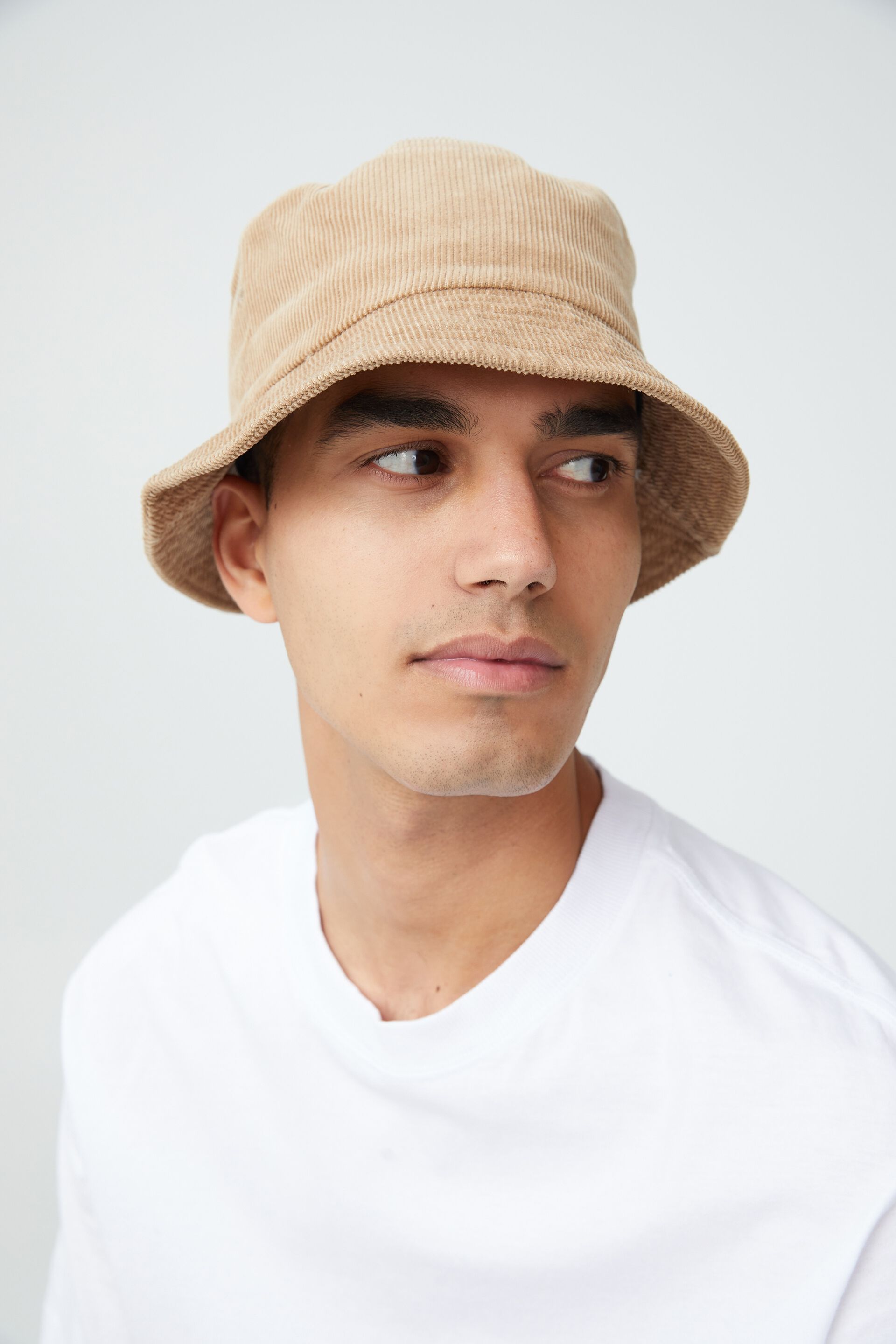 Men Hats | Cord Bucket Hat - QT37728