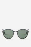 The All Rounder Sunglasses, BLACK/BLACK/GREEN - example image 1