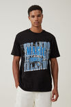 Orlando Magic Nba Loose Fit T-Shirt, LCN NBA BLACK/MAGIC-VINTAGE COURT - alternate image 1