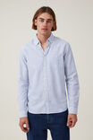 Mayfair Long Sleeve Shirt, BLUE STRIPE - alternate image 1