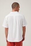 Capri Short Sleeve Shirt, WHITE BROIDERIE - alternate image 3