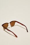 Óculos de Sol - Leopold Sunglasses, TOFFY/COPPER/BROWN - vista alternativa 3