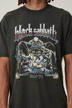 Black Sabbath Loose Fit T-Shirt, LCN BRA WASHED BLACK/BLACK SABBATH-74 - vista alternativa 4