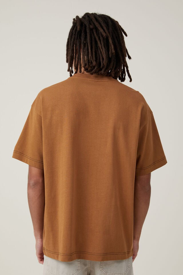 Camiseta - Heavy Weight Pocket T-Shirt, GINGER / CIVIC CONTRAST