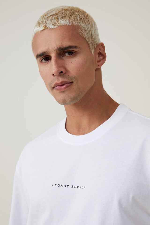 Camiseta - Easy T-Shirt, WHITE / LEGACY SUPPLY