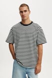 Select Colour: WASHED BLACK / VINTAGE WHITE STRIPE