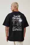 Box Fit Graphic T-Shirt, BLACK / LUCID DREAMS - alternate image 3