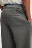 Cal&ccedil;a - Super Baggy Track Pant, SLATE STONE / WAISTBAND - vista de exemplo 4