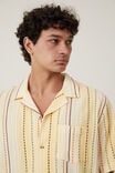 Riviera Short Sleeve Shirt, YELLOW POP STRIPE - alternate image 4