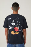 Disney Loose Fit T-Shirt, LCN DIS WASHED BLACK / VINTAGE PARIS - alternate image 3