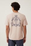 Premium Loose Fit Art T-Shirt, DUSTY BLOSSOM / SHIFTY BOYS GOLF CLUB - alternate image 3