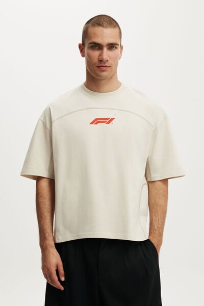 Cropped Fit F1 T-Shirt, LCN F1 BONE / F1 - RACING