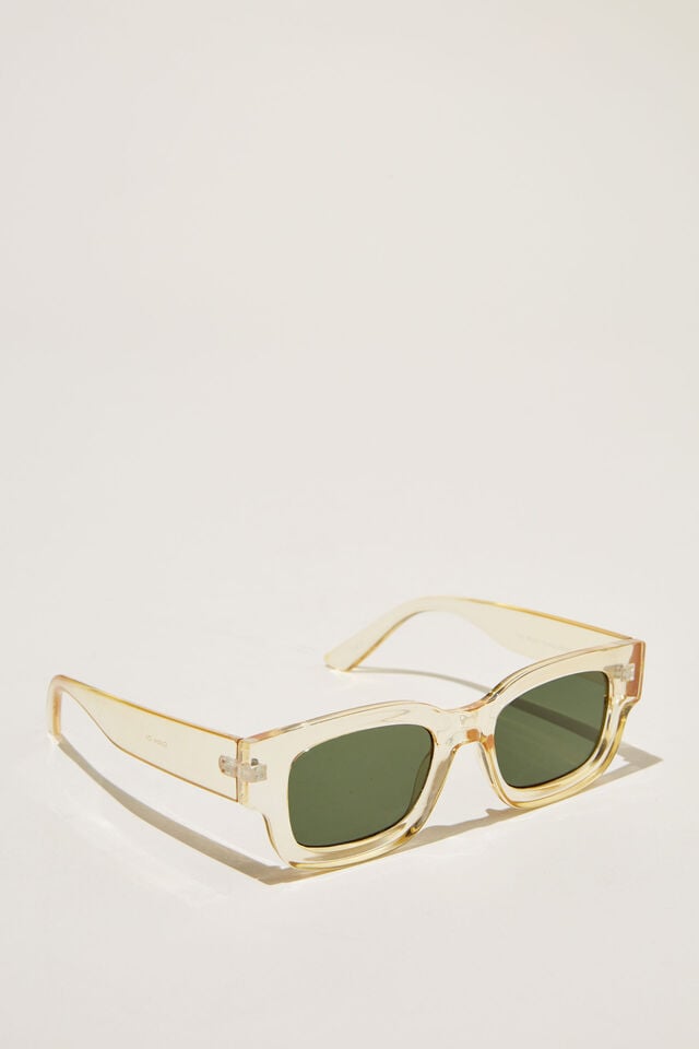 The Relax Sunglasses, YELLOW CRYSTAL/GREEN