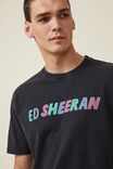 Camiseta - Ed Sheeran T-Shirt, LCN WMG BLACK/ED SHEERAN - COLOURED LOGO - vista alternativa 4