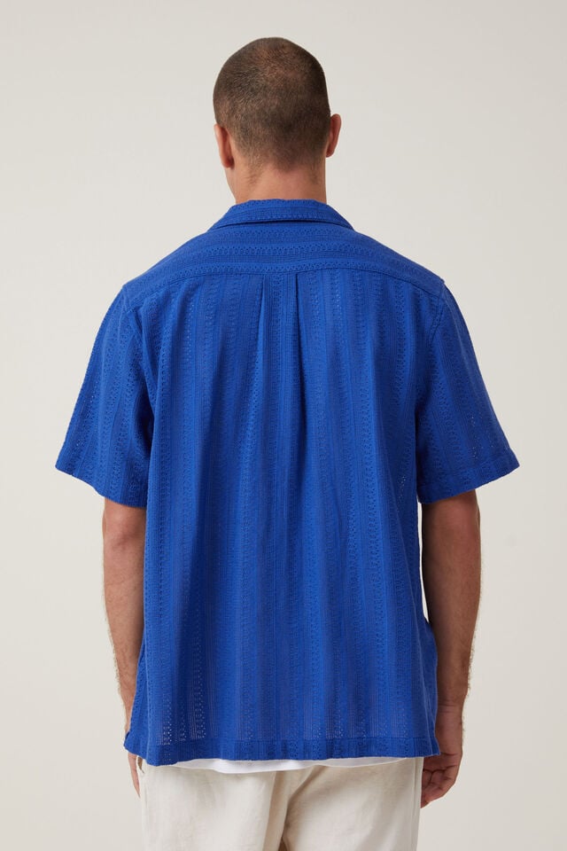 Palma Short Sleeve Shirt, COBALT PATTERN
