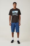 Loose Fit Music T-Shirt, LCN MT WASHED BLACK/ICE CUBE - CAR LEAN - alternate image 2