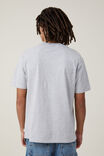 Nba Loose Fit T-Shirt, LCN NBA LIGHT GREY MARLE/LAKERS -CITYSCAPE - alternate image 3