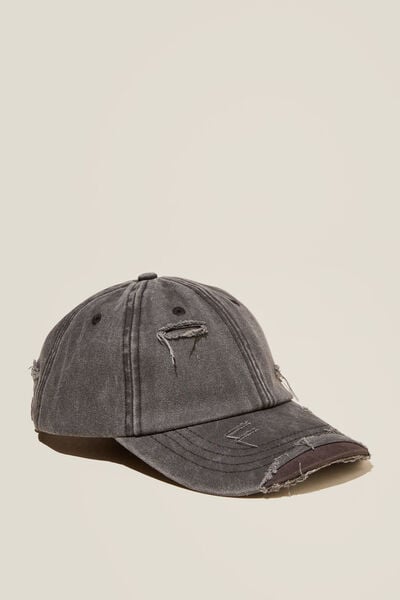 Vintage Dad Hat, WASHED BLACK