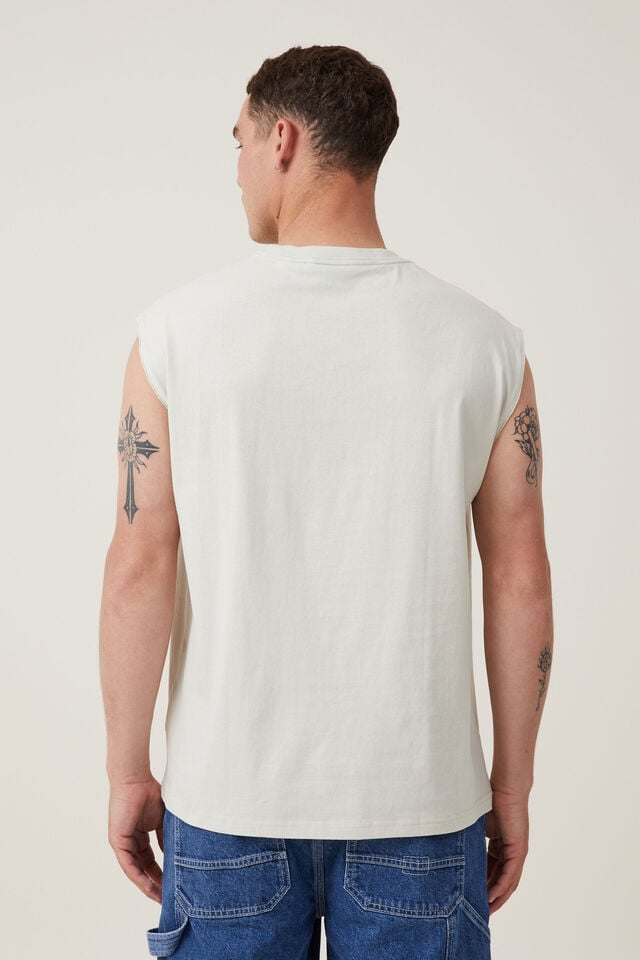 Sublime Oversized Muscle Tank, LCN MT IVORY/ SUBLIME - FREEDOM