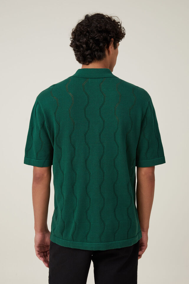 Pablo Short Sleeve Shirt, GREEN VERT PATTERN