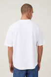 Hyperweave Scooped Hem T-Shirt, WHITE - alternate image 3