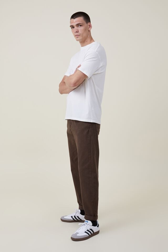 Calça - Relaxed Tapered Jean, CHOCOLATE ADDICT