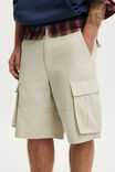 Baggy Cargo Short, STONE - example image 4