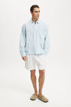 Eli Long Sleeve Shirt, TEXTURED SUMMER BLUE - example image 2