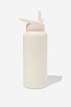 Metal Drink Bottle, OFF WHITE - alternate image 2