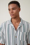 Camisas - Palma Short Sleeve Shirt, INDIGO MULTI STRIPE - vista alternativa 4
