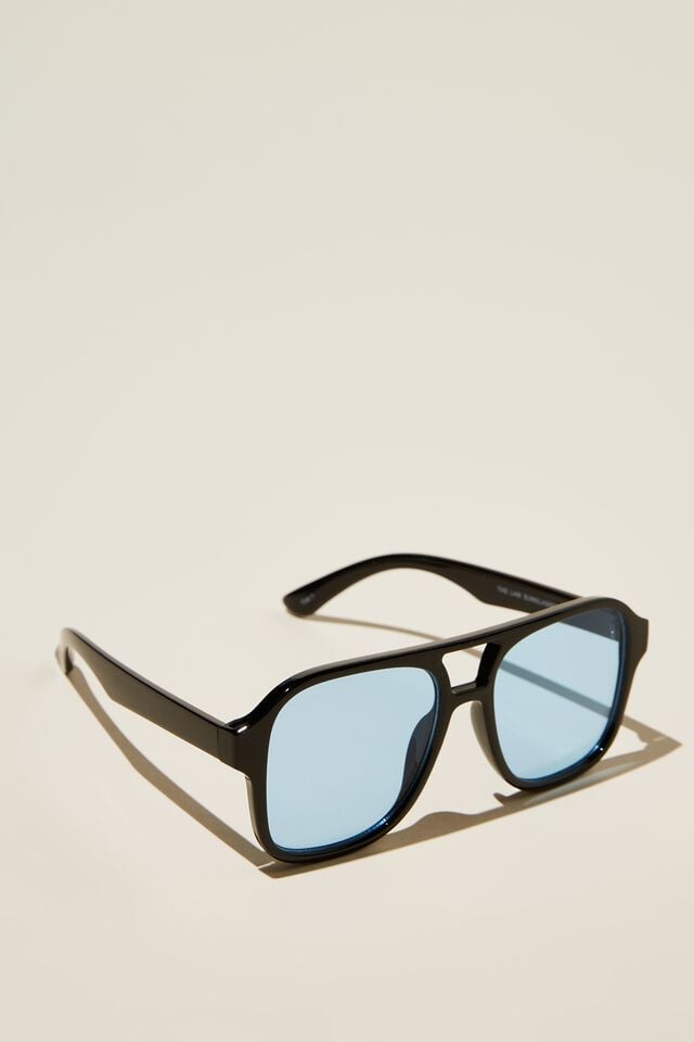 The Law Sunglasses, BLACK/ BLUE