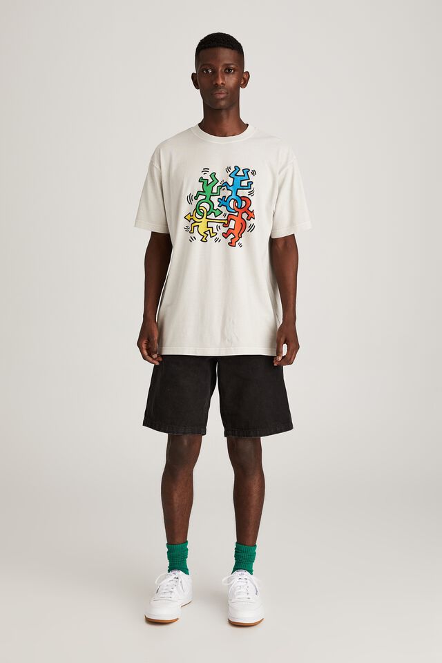 Keith Haring T-Shirt, LCN KEI IVORY/PRIDE DAY