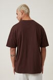 Loose Fit College T-Shirt, DARK OAK / GREENWICH VILLAGE - alternate image 3