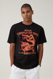 Loose Fit Cny Graphic T-Shirt, BLACK/TEMPLE DRAGON - alternate image 1