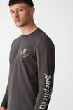 Sea Shepherd Long Sleeve T-Shirt, LCN SEA FADED SLATE / METAL LOGO