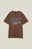 Loose Fit Sport T-Shirt, WASHED CHOCOLATE/CHICAGO SCRIPT - alternate image 5