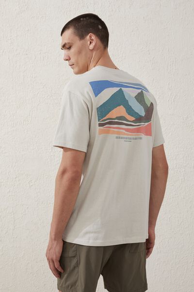 Active Graphic Tee, IVORY / NEW YORK PACE OF NATURE