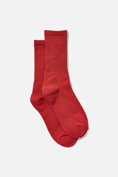 Essential Active Sock, CHILLI RED