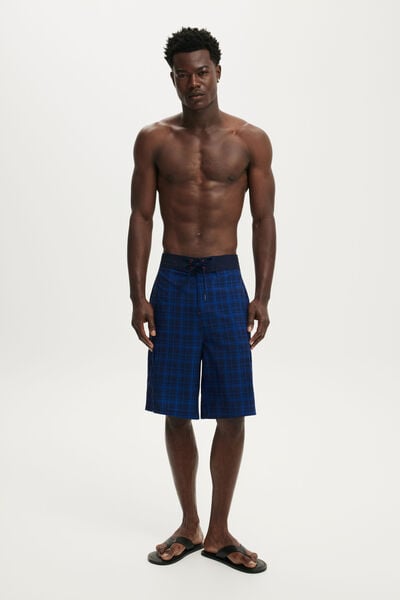 Super Baggy Boardshort, ROYAL BLUE CHECK