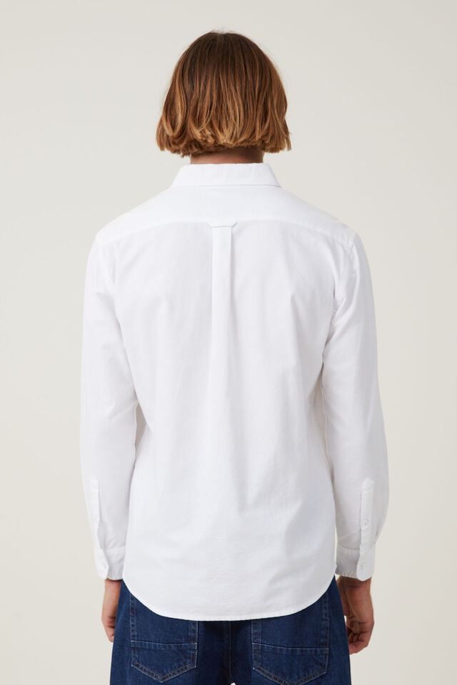 Camisas - Mayfair Long Sleeve Shirt, WHITE