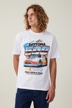 Nascar Loose Fit T-Shirt, LCN NCR WHITE/DAYTONA 500 - alternate image 1