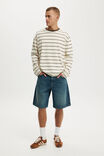 Baggy Denim Short, AFFECTION BLUE - example image 1