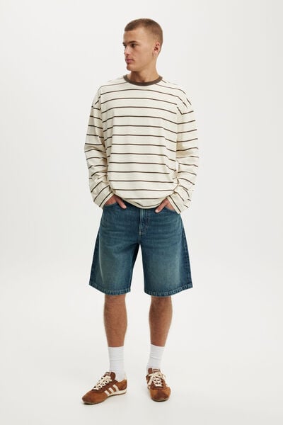 Baggy Denim Short, AFFECTION BLUE