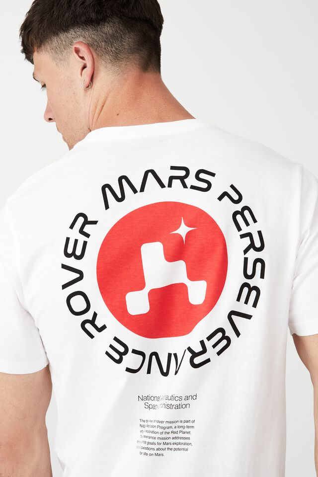Tbar Collab Pop Culture T-Shirt, LCN NAS WHITE/NASA - MARS
