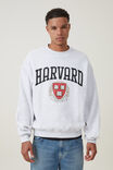 Box Fit License College Crew Sweater, HAR ATHELTIC MARLE / HARVARD - CREST - alternate image 1