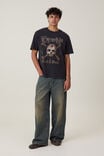 Cypress Hill Premium Loose Fit Music T-Shirt, LCN PRO BLACK/CYPRESS HILL - SKULL BONES - alternate image 2