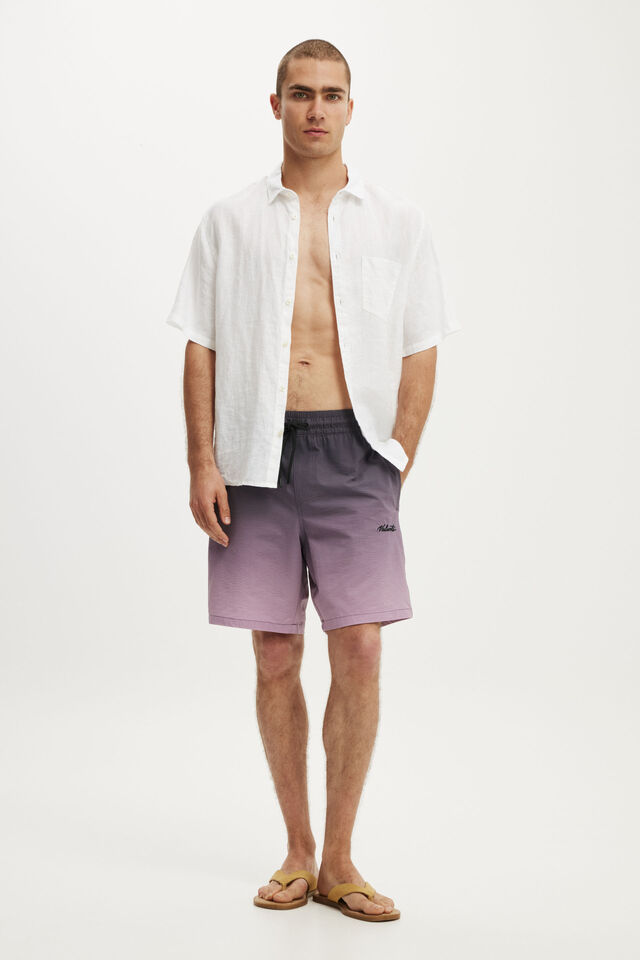 Baggy Swim Short, PINK OMBRE