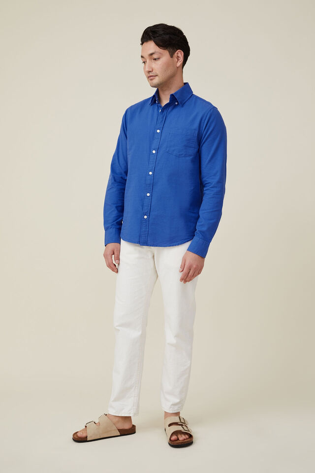 Mayfair Long Sleeve Shirt, BRIGHT COBALT