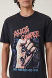 Alice Cooper Loose Fit T-Shirt, LCN GM BLACK/ALICE COOPER - RAISE YOU FIST - alternate image 4