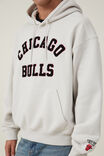 NBA Chicago Bulls Box Fit Hoodie, LCN NBA BONE / BULLS - COLLEGE - alternate image 4